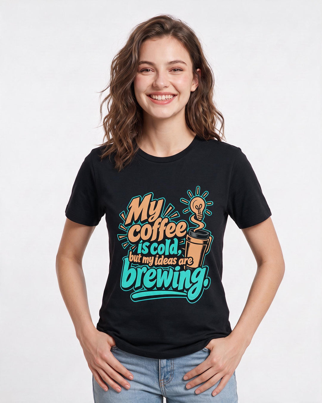 Teacher Black T-Shirt for Women – Everyday Expression Graphic Tee product image 1