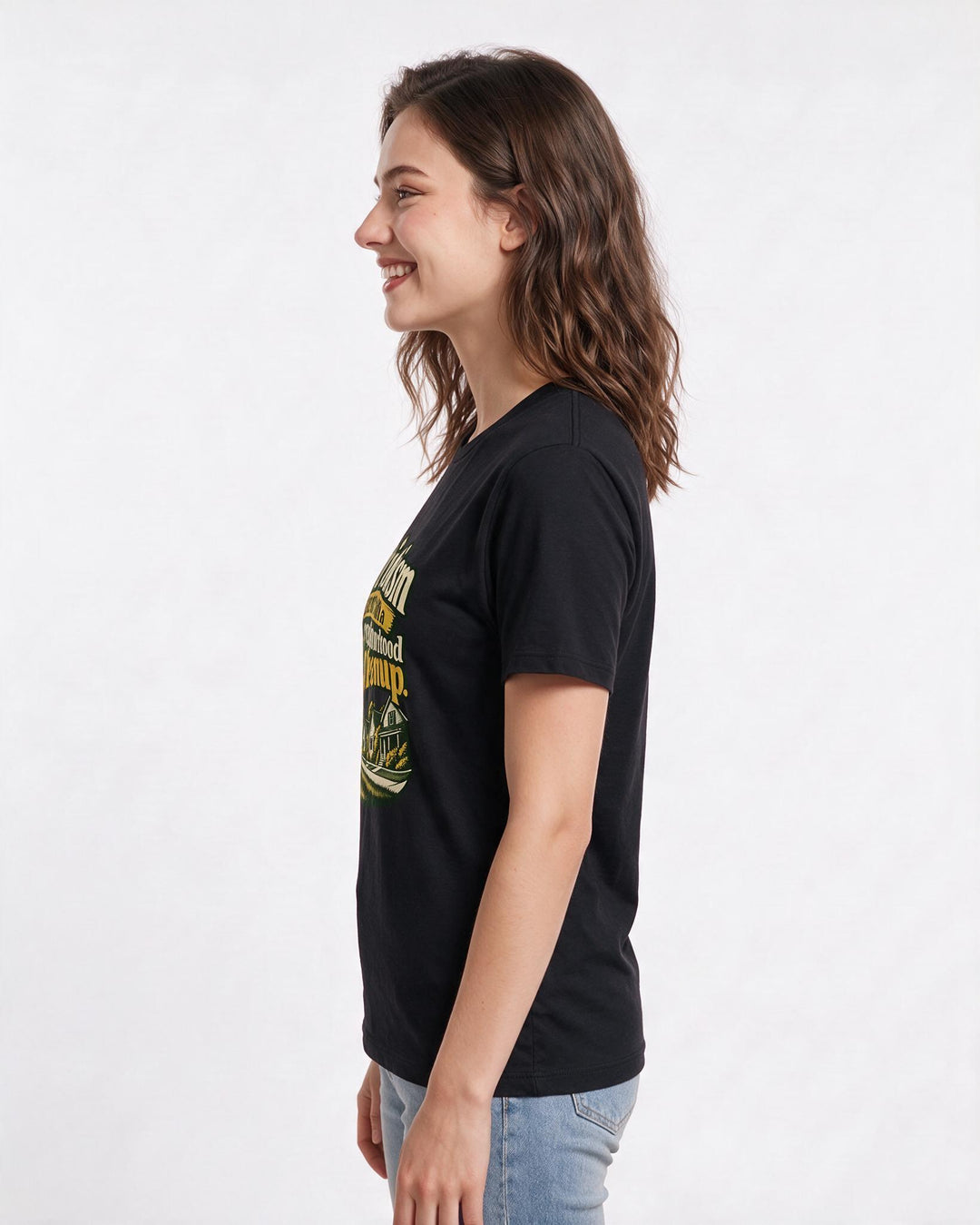 Patriotic Black T-Shirt for Women – Everyday Expression Graphic Tee product image 2