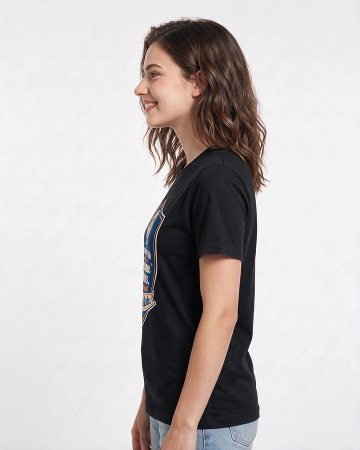 Graphic Women's Black T-Shirt - I turned my kids into awesome adults. product image 2