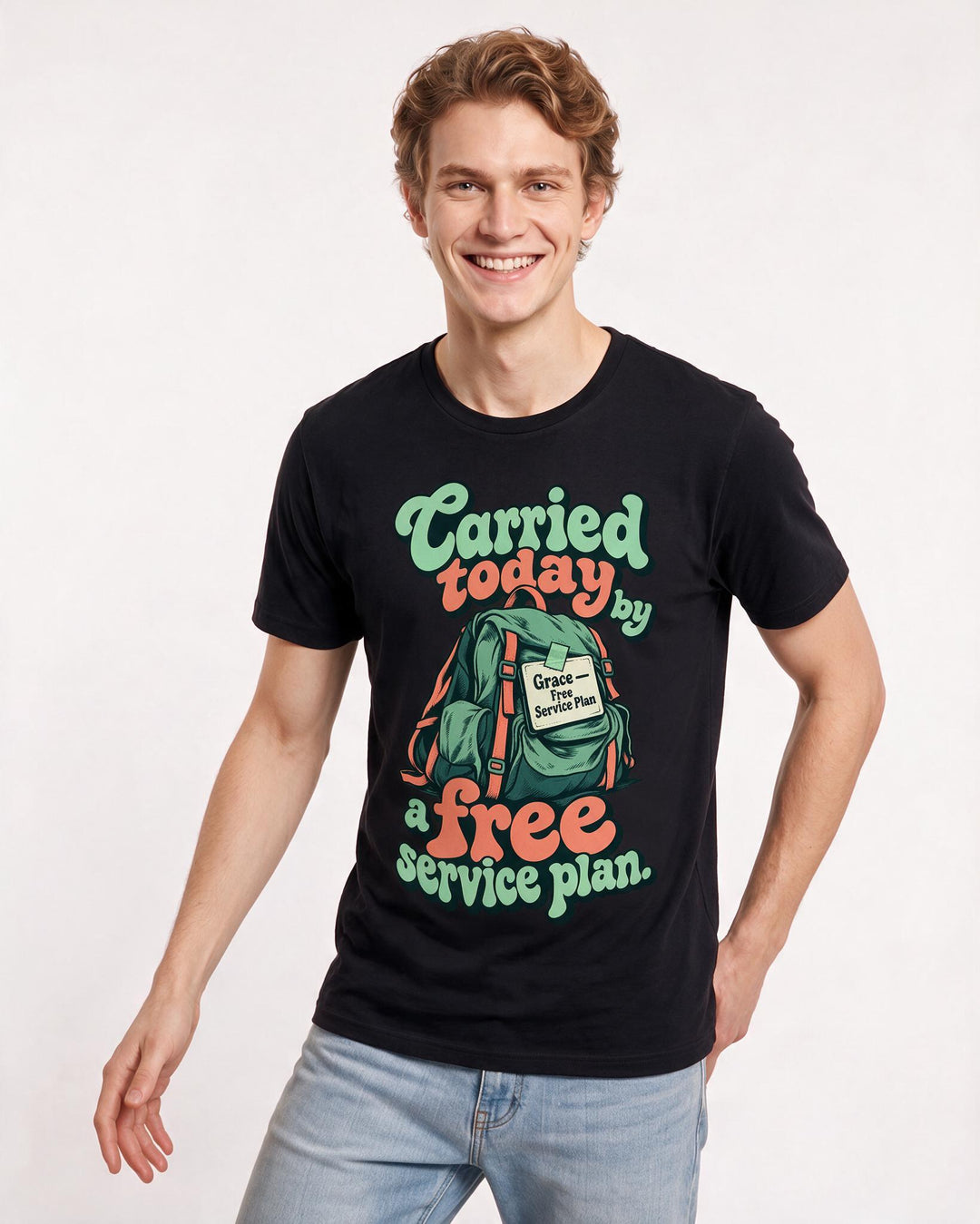 Christian Faith Black T-Shirt for Men – Everyday Expression Graphic Tee product image 1