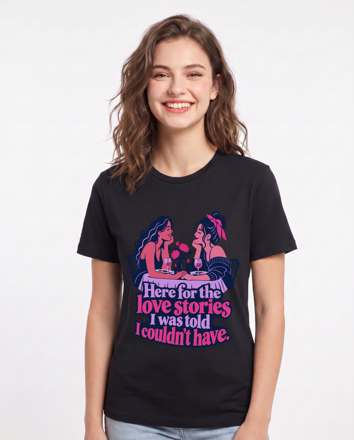 Pride Black T-Shirt for Women – Everyday Expression Graphic Tee product image 3