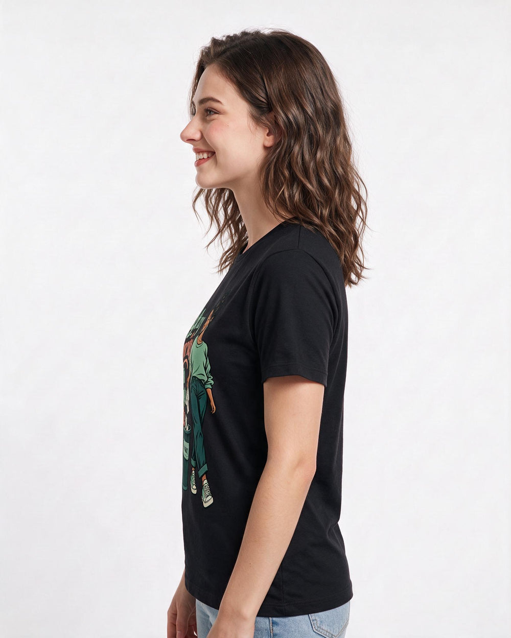 Christian Faith Black T-Shirt for Women – Everyday Expression Graphic Tee product image 2