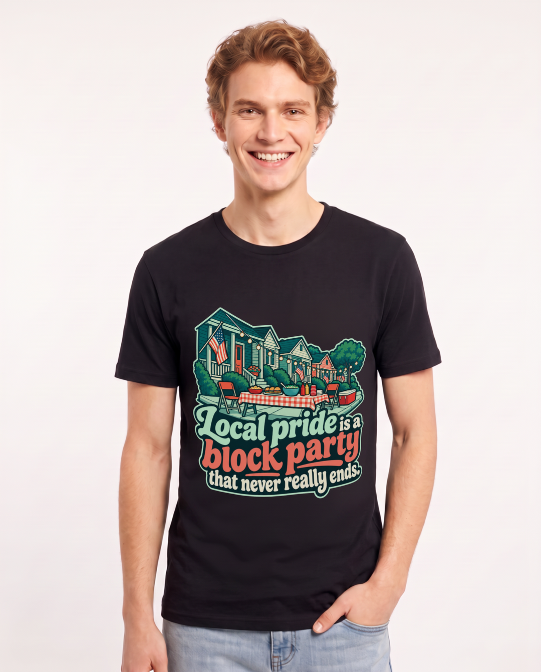 Patriotic Black T-Shirt for Men – Everyday Expression Graphic Tee product image 3