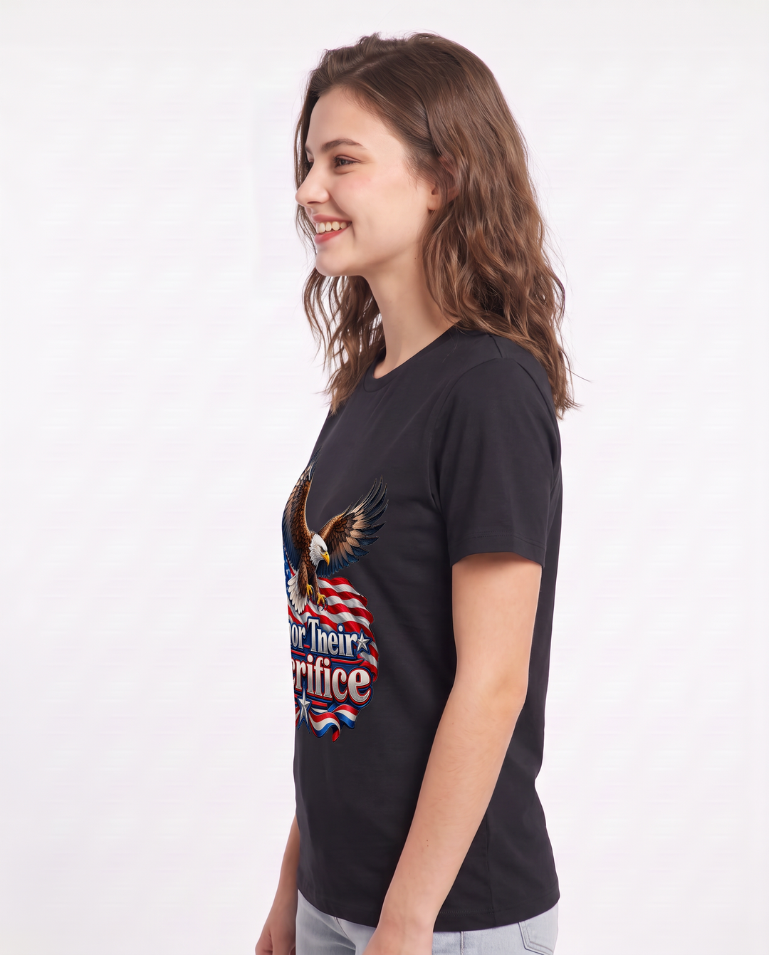 Honor Their Sacrifice Women's Black T-Shirt product image 3