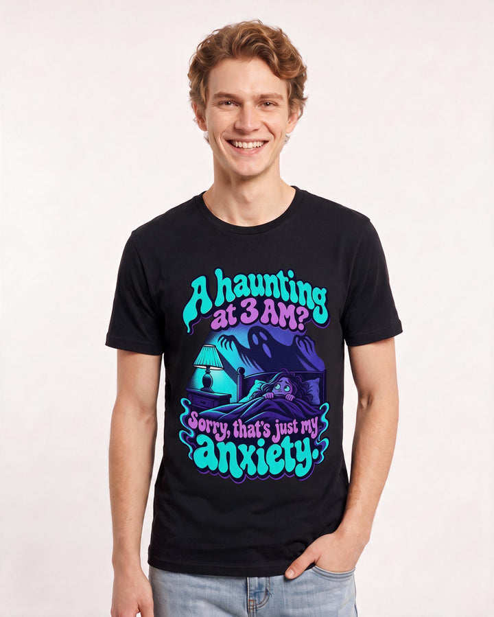 Halloween Black T-Shirt for Men – Halloween Theme Graphic Tee product image 1