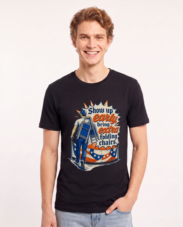 Patriotic Black T-Shirt for Men – Everyday Expression Graphic Tee product image 1