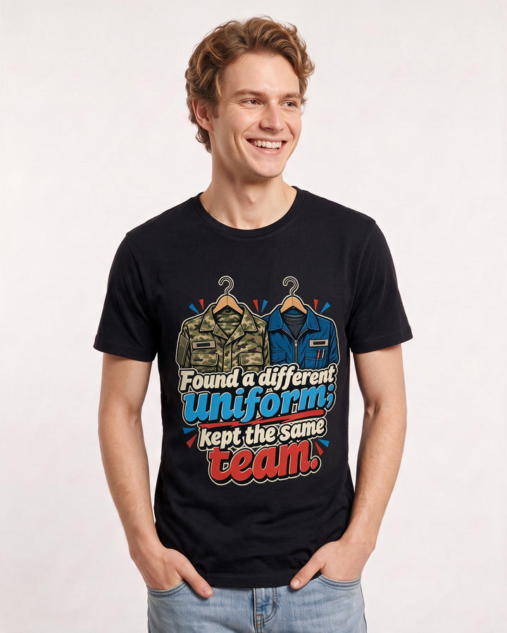 Veteran Black T-Shirt for Men – Everyday Expression Graphic Tee product image 1