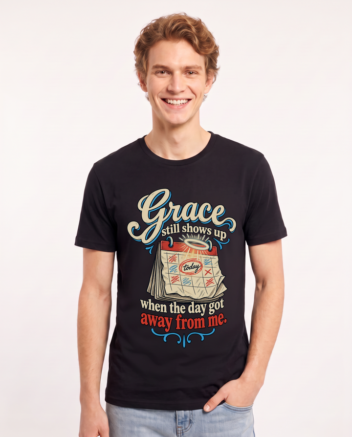 Christian Faith Black T-Shirt for Men – Everyday Expression Graphic Tee product image 3