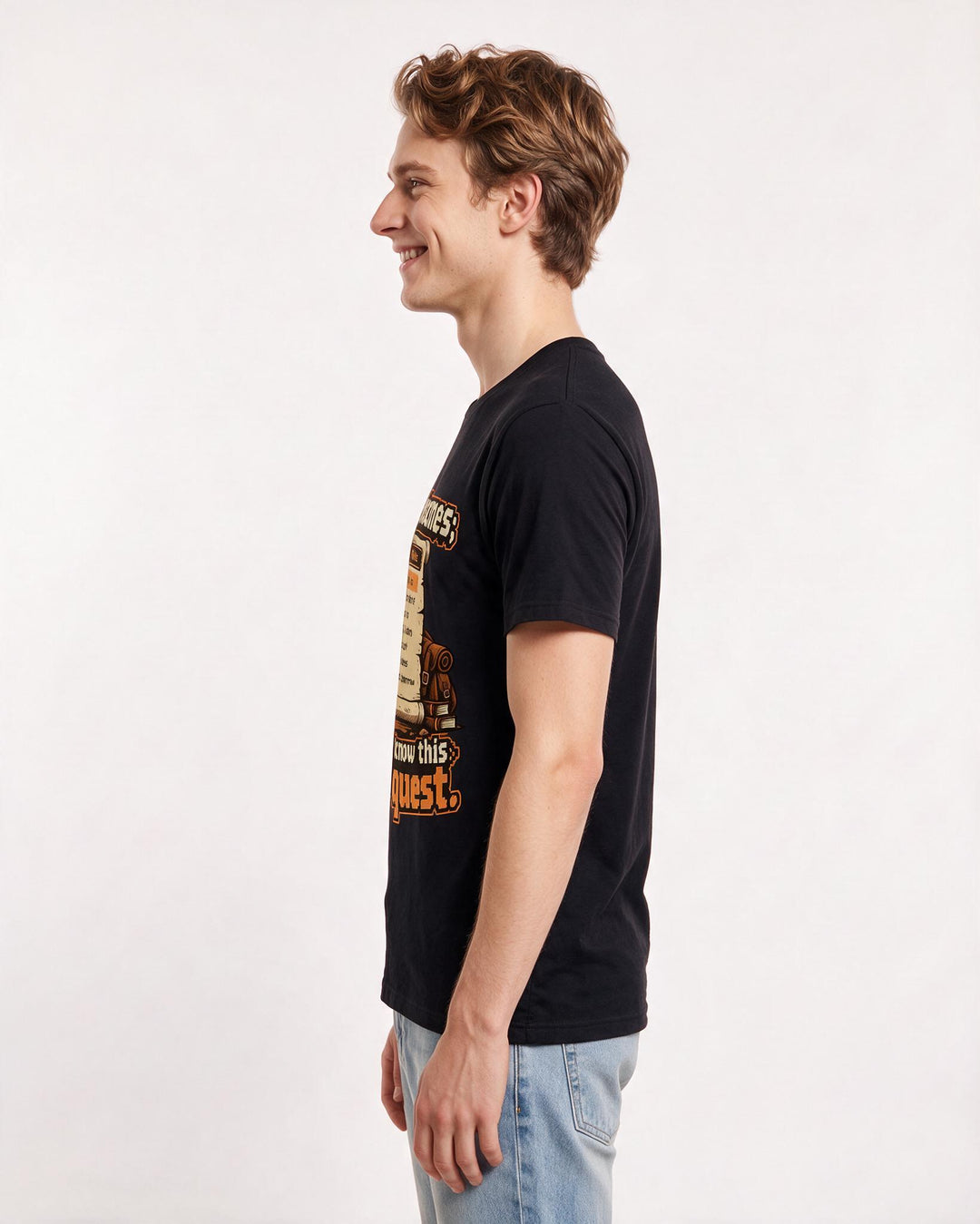 Gaming Black T-Shirt for Men – Game Night Graphic Tee product image 2