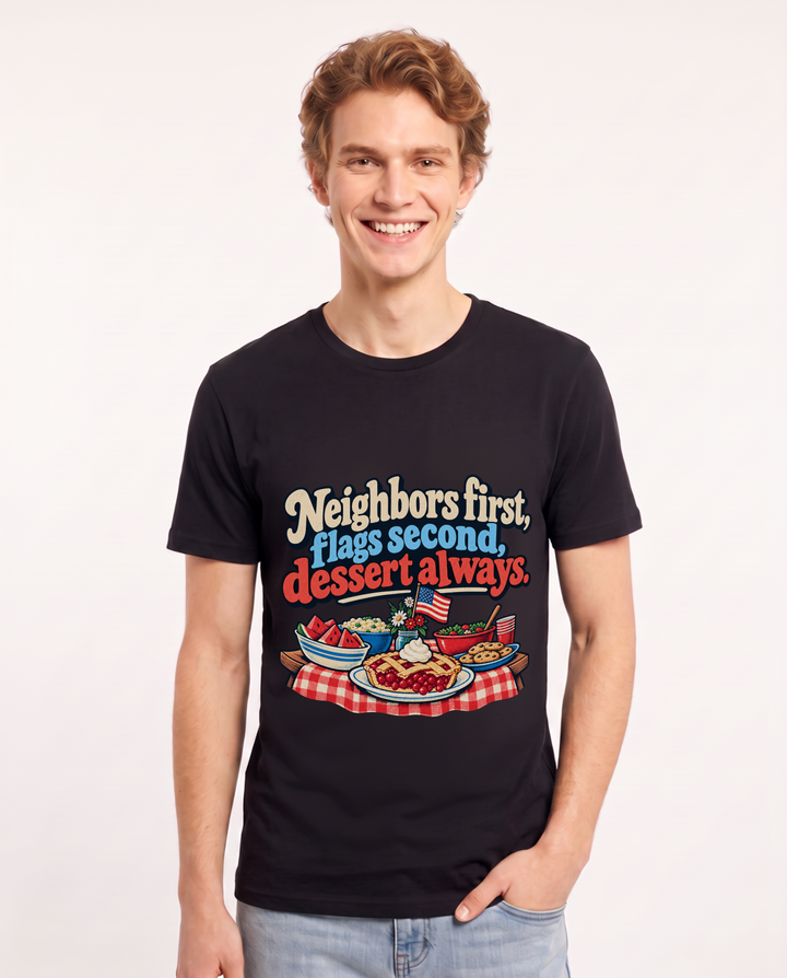 Patriotic Black T-Shirt for Men – Everyday Expression Graphic Tee product image 3
