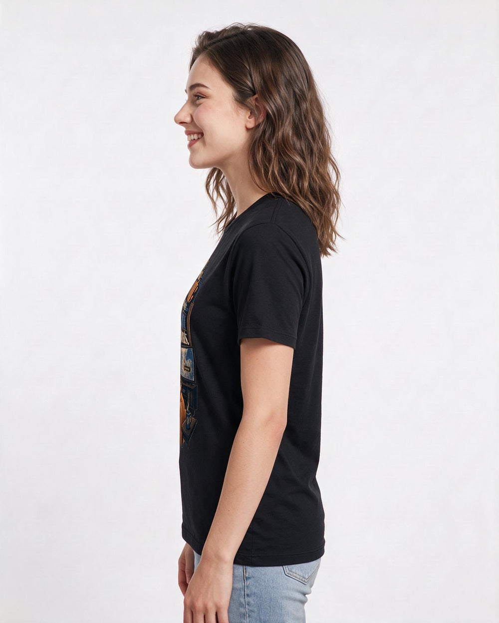 Gaming Black T-Shirt for Women – Game Night Graphic Tee product image 2