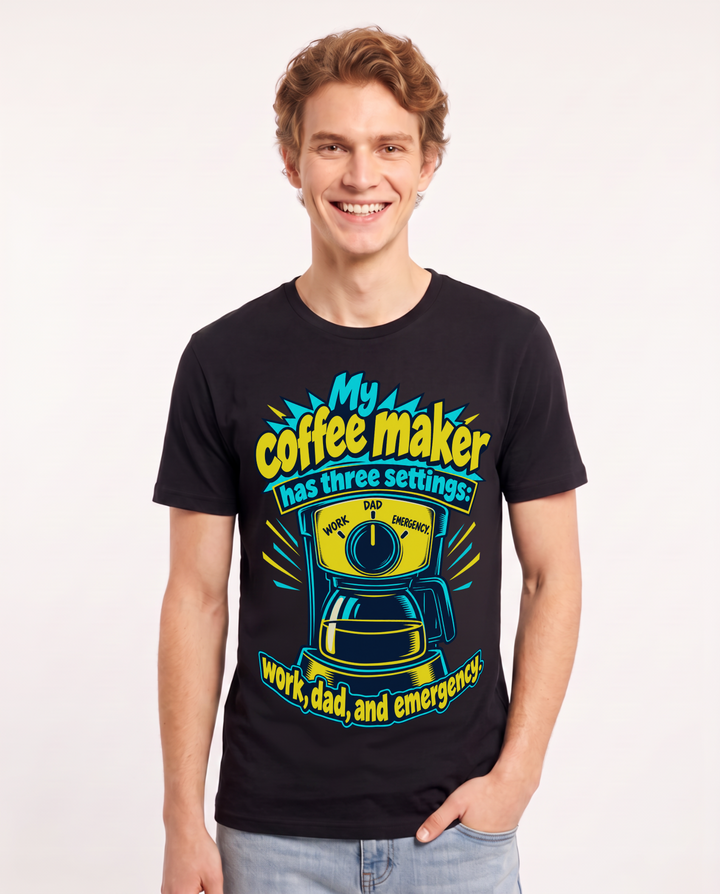 Mom Black T-Shirt for Men – Everyday Expression Graphic Tee product image 3