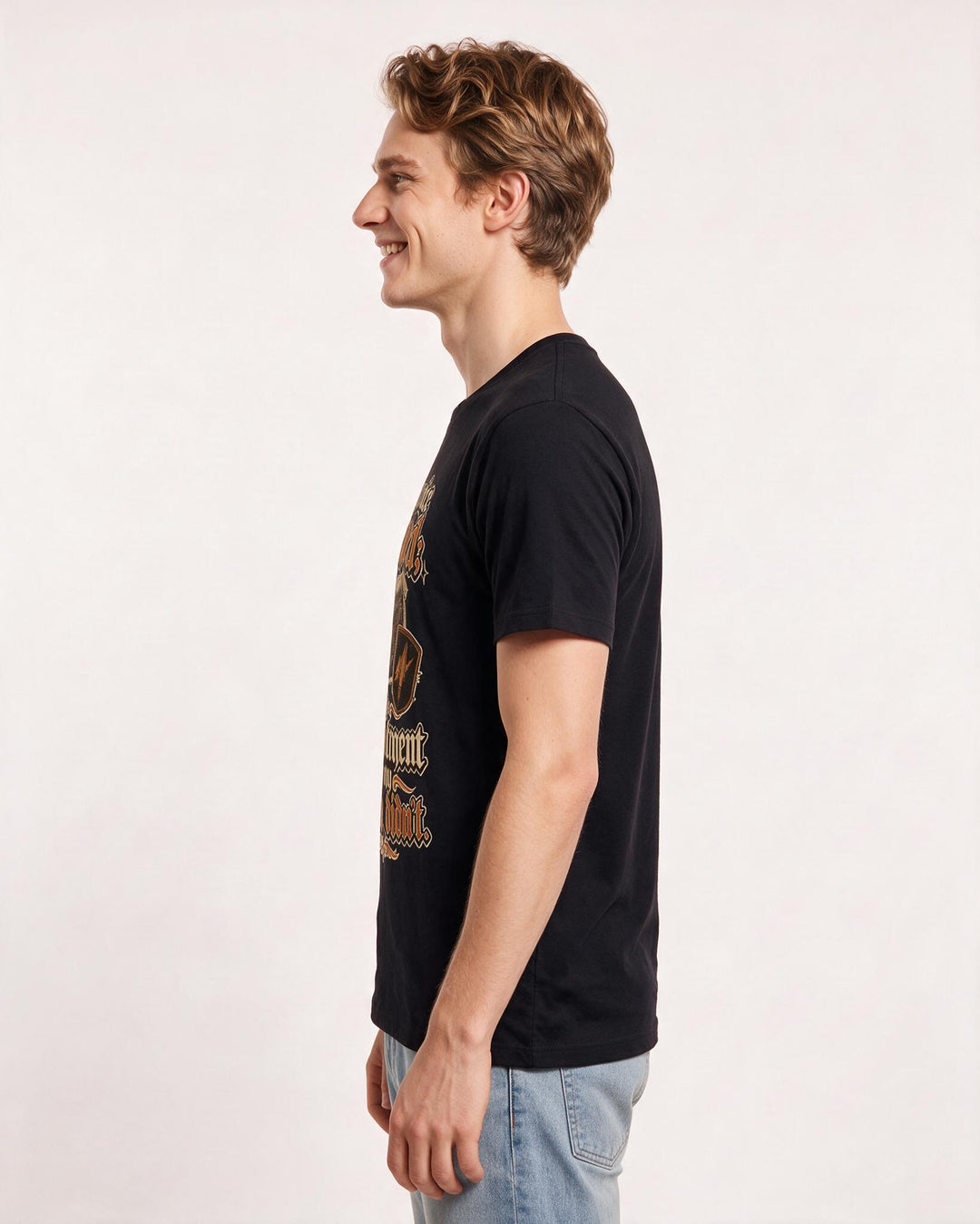 Veteran Men's Black T-Shirt – The service ended; the commitment to my people didn't. product image 2