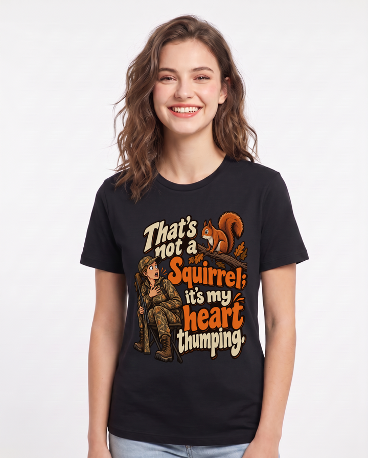 Hunting Black T-Shirt for Women – Everyday Expression Graphic Tee product image 3