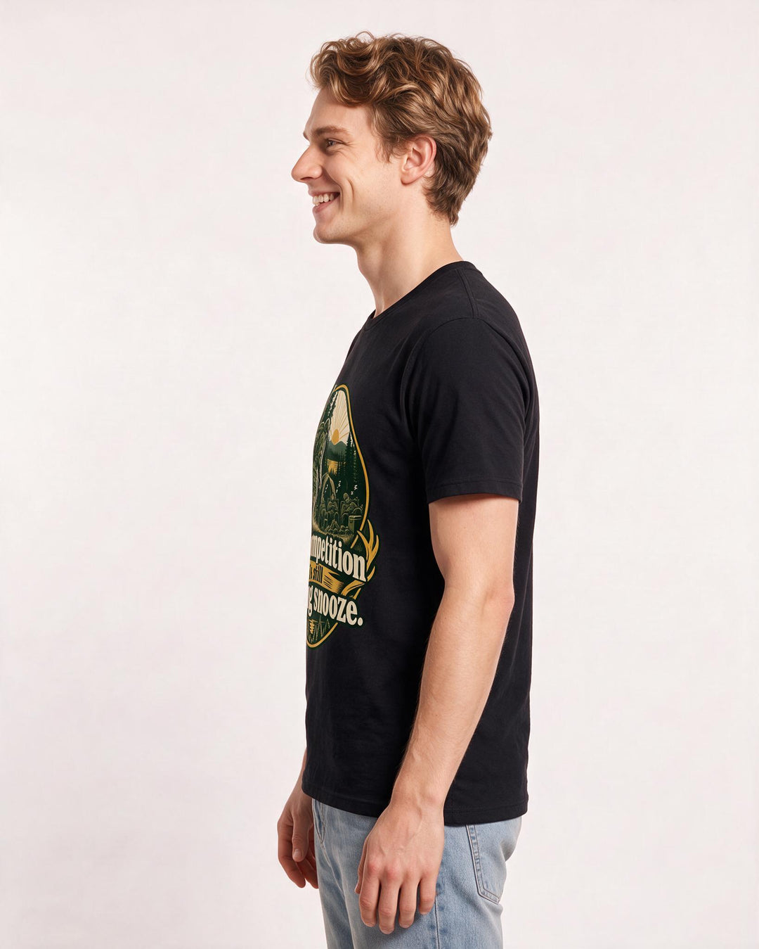 Hunting Black T-Shirt for Men – Everyday Expression Graphic Tee product image 2