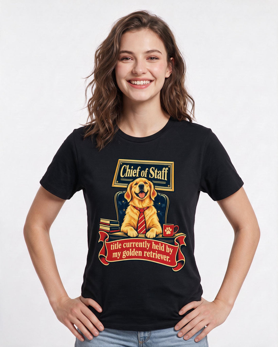 Cat Lover Black T-Shirt for Women – Everyday Expression Graphic Tee product image 1