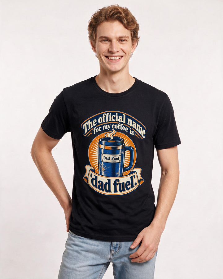Grandparent Black T-Shirt for Men – Everyday Expression Graphic Tee product image 1