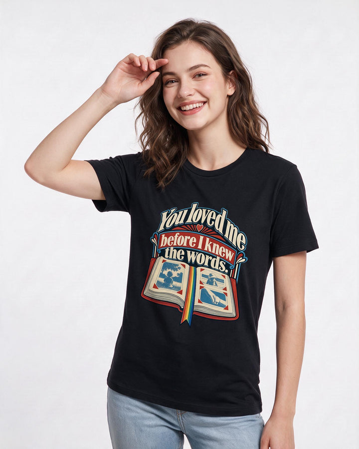 Pride Black T-Shirt for Women – Everyday Expression Graphic Tee product image 1