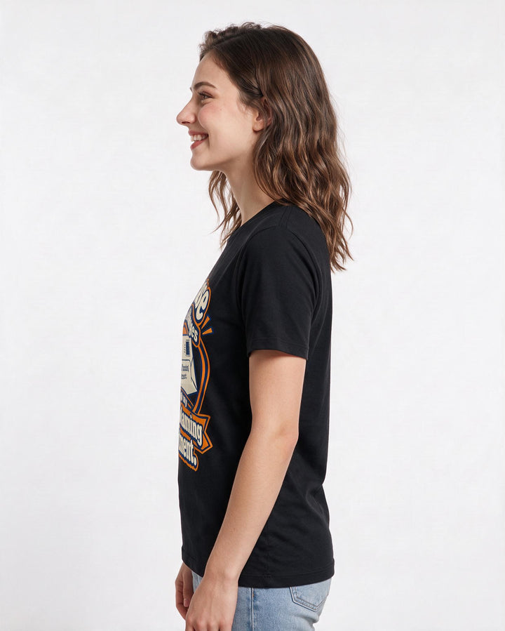 Neurodiversity Black T-Shirt for Women – Everyday Expression Graphic Tee product image 2