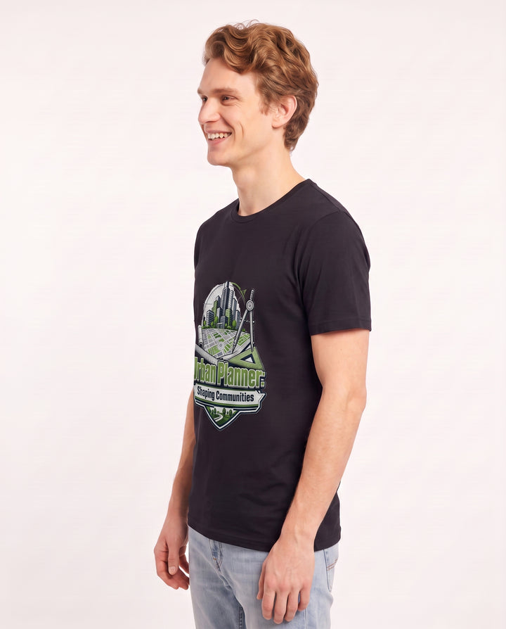 Urban Planner: Shaping Communities Men's Black T-Shirt product image 3