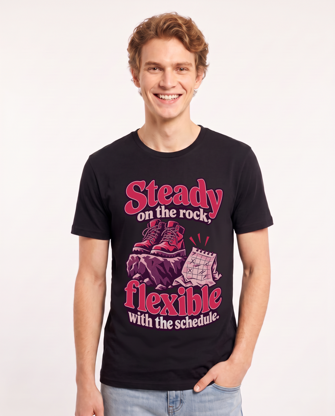 Christian Faith Black T-Shirt for Men – Everyday Expression Graphic Tee product image 3