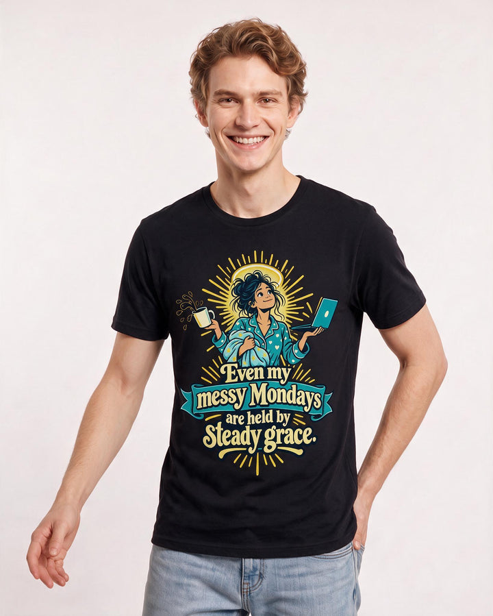 Christian Faith Black T-Shirt for Men – Everyday Expression Graphic Tee product image 1
