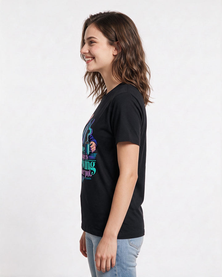 Mom Black T-Shirt for Women – Everyday Expression Graphic Tee product image 2