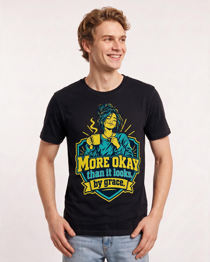 Christian Faith Black T-Shirt for Men – Everyday Expression Graphic Tee product image 1