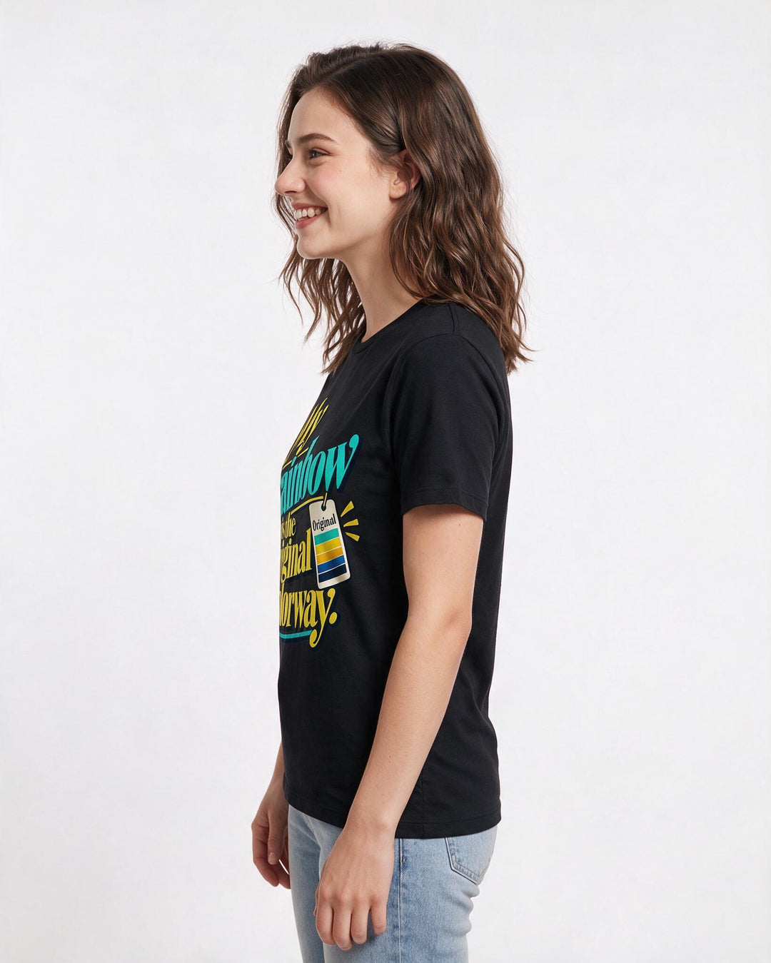 Pride Black T-Shirt for Women – Everyday Expression Graphic Tee product image 2