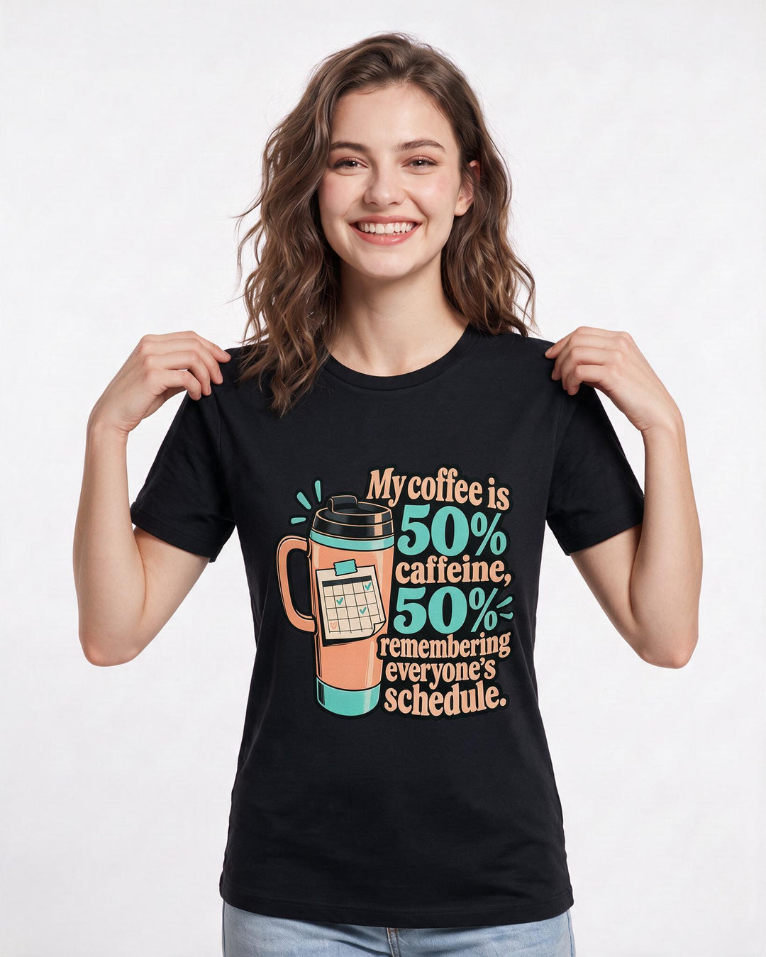 Mom Black T-Shirt for Women – Everyday Expression Graphic Tee product image 1