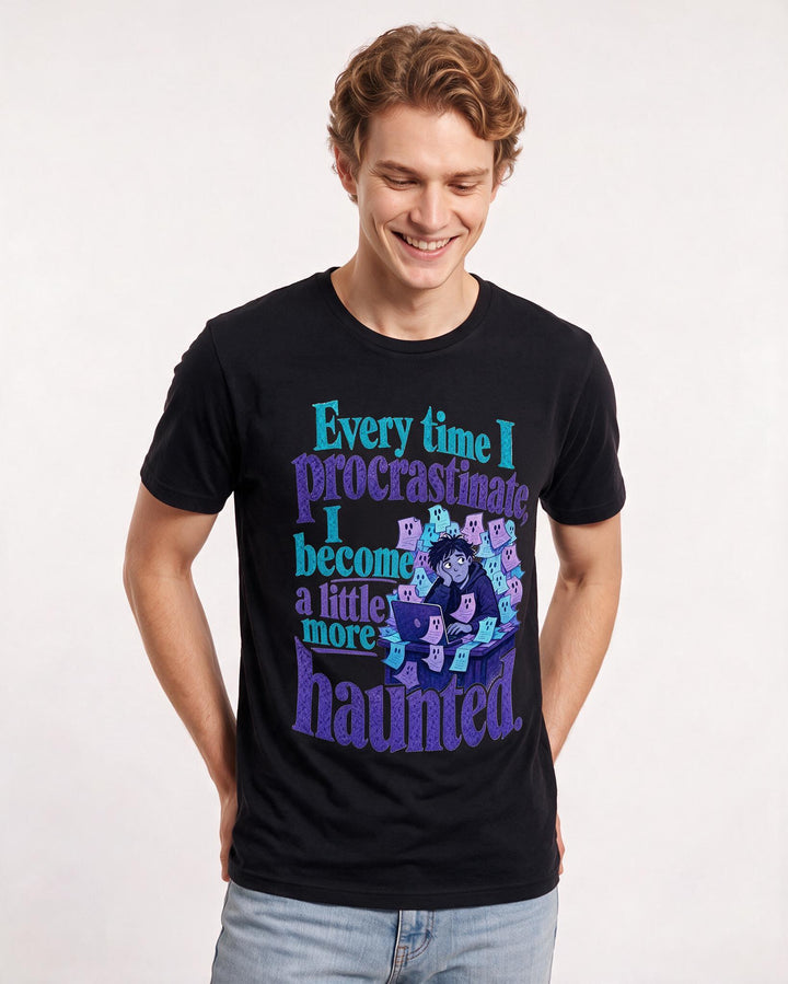 Halloween Black T-Shirt for Men – Halloween Theme Graphic Tee product image 1