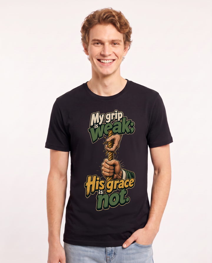 Christian Faith Black T-Shirt for Men – Everyday Expression Graphic Tee product image 3