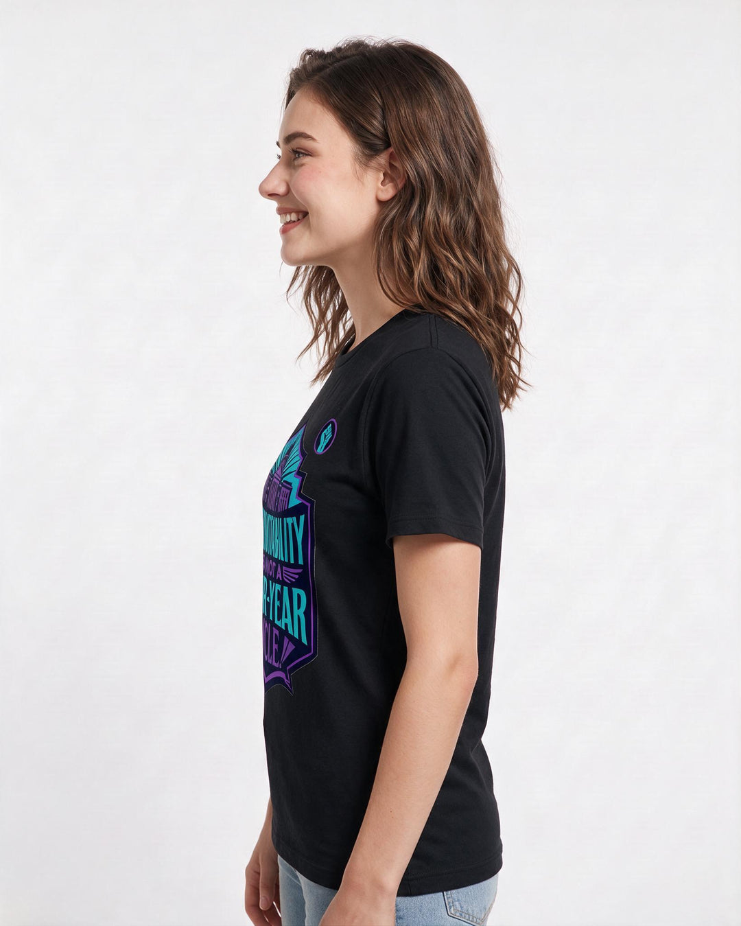 Graphic Women's Black T-Shirt - Accountability is not a four-year product image 2