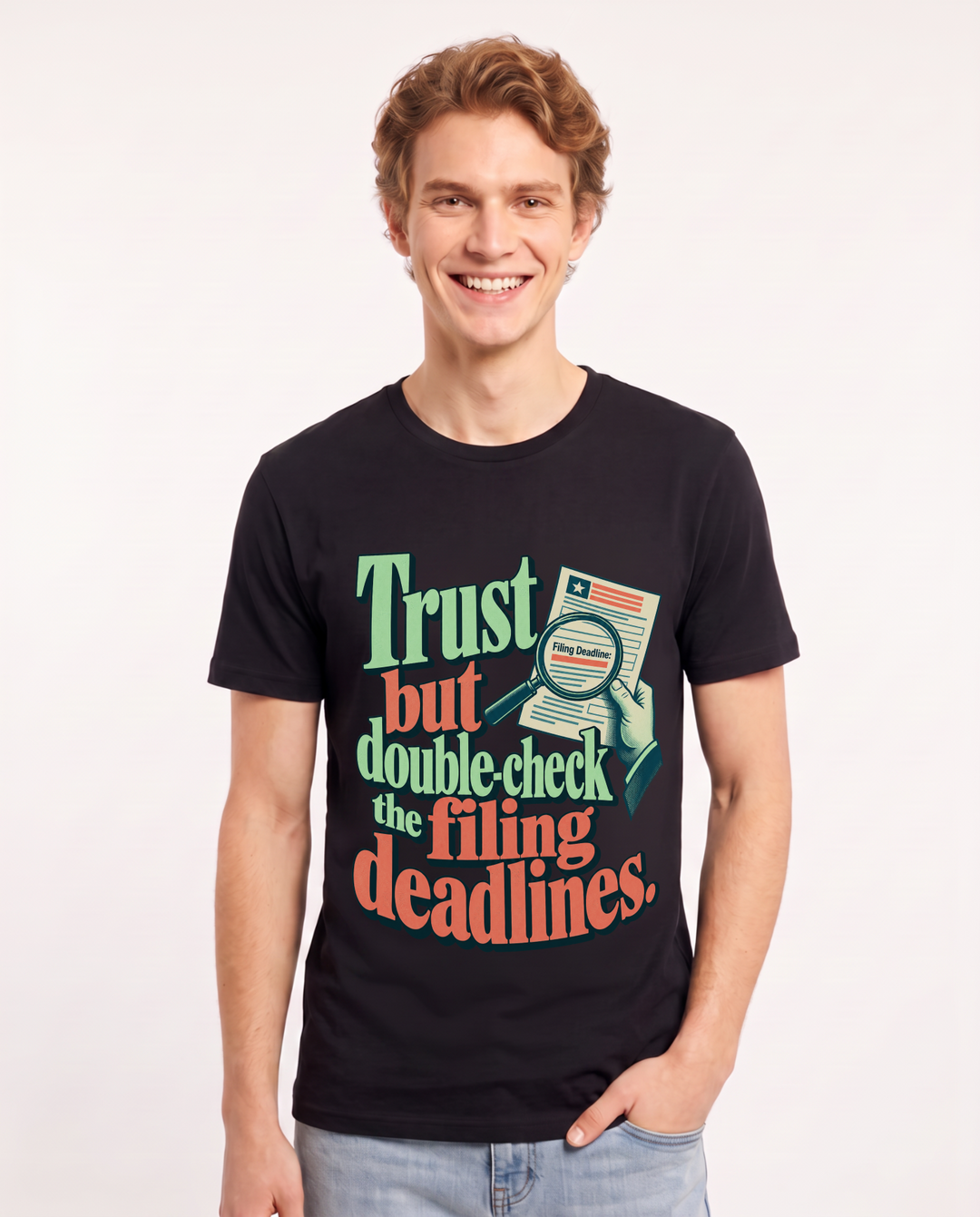 Political Statement Black T-Shirt for Men – Everyday Expression Graphic Tee product image 3