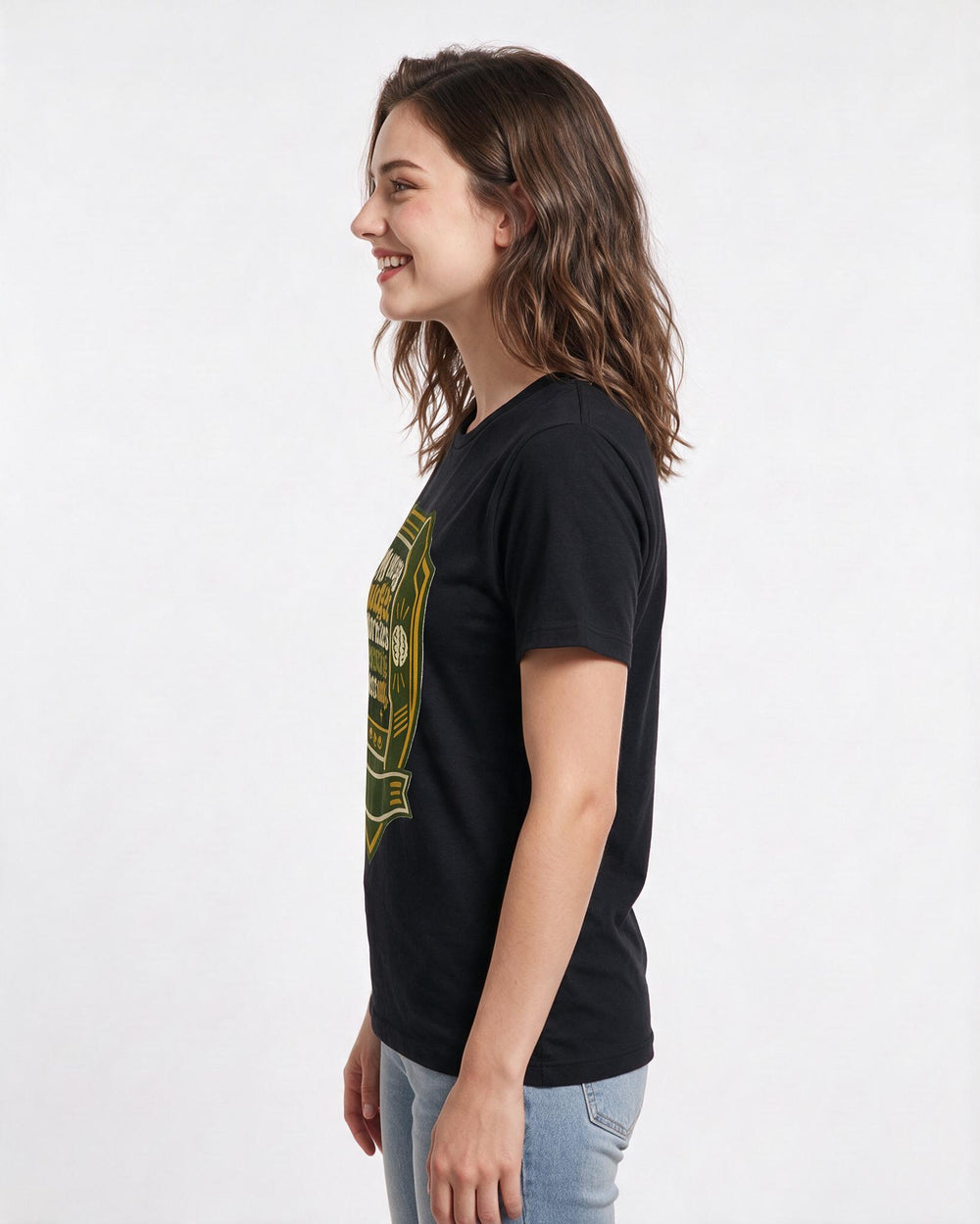 Graphic Women's Black T-Shirt - My energy budget prioritizes product image 2