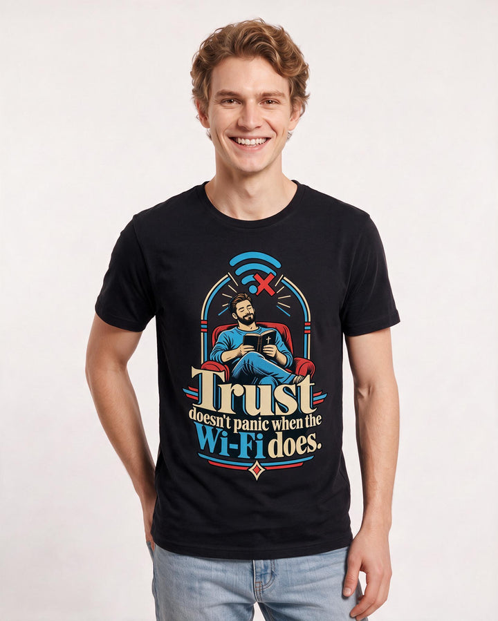 Christian Faith Black T-Shirt for Men – Everyday Expression Graphic Tee product image 1