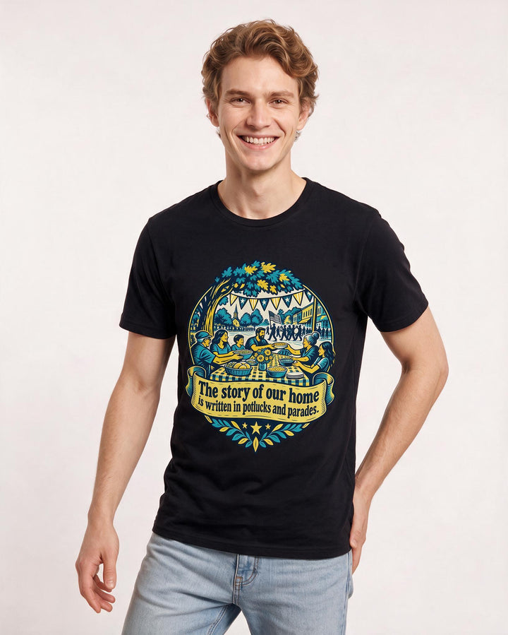 Patriotic Black T-Shirt for Men – Everyday Expression Graphic Tee product image 1