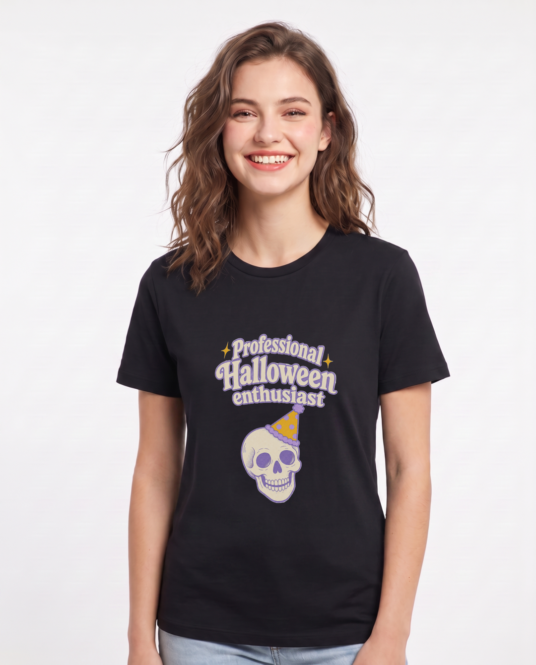 Professional Halloween enthusiast - Women's Black T-Shirt product image 2