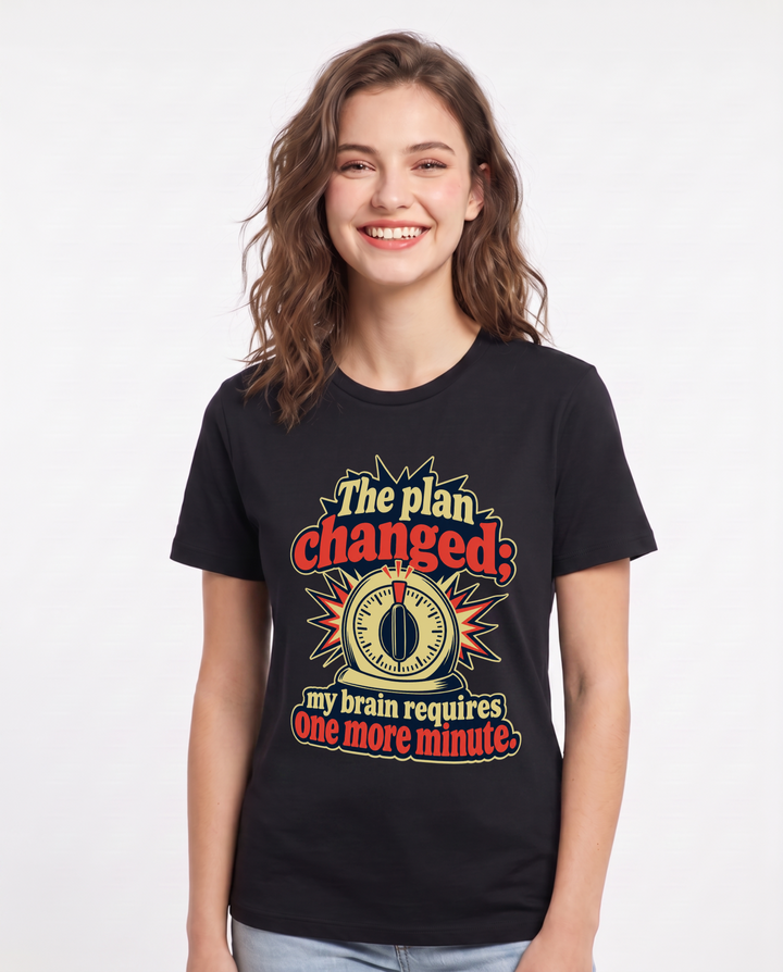 Neurodiversity Black T-Shirt for Women – Everyday Expression Graphic Tee product image 3
