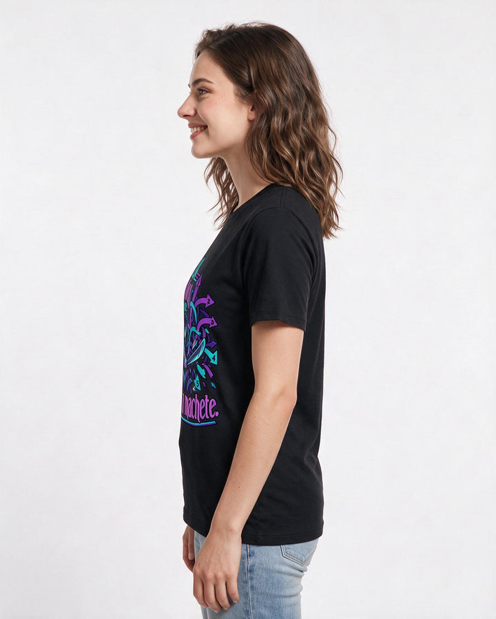 Neurodiversity Black T-Shirt for Women – Everyday Expression Graphic Tee product image 2