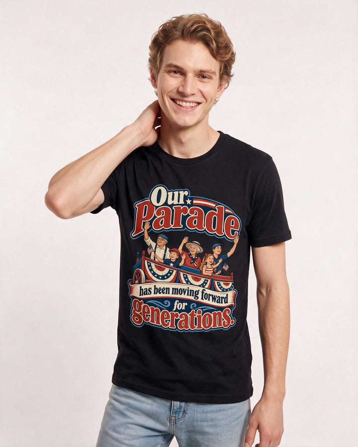 Patriotic Black T-Shirt for Men – Everyday Expression Graphic Tee product image 1