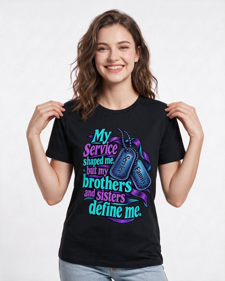 Veteran Black T-Shirt for Women – Everyday Expression Graphic Tee product image 1