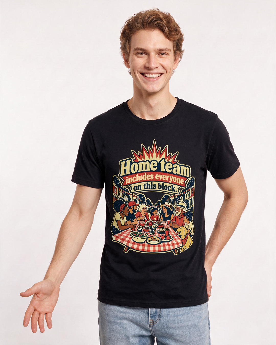 Patriotic Black T-Shirt for Men – Everyday Expression Graphic Tee product image 1