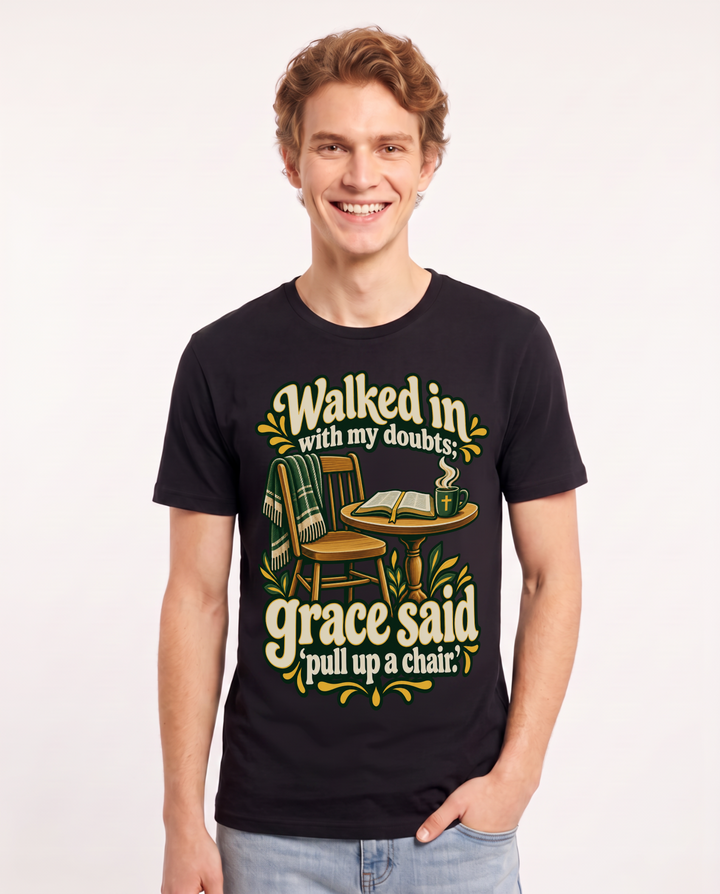 Christian Faith Black T-Shirt for Men – Everyday Expression Graphic Tee product image 3