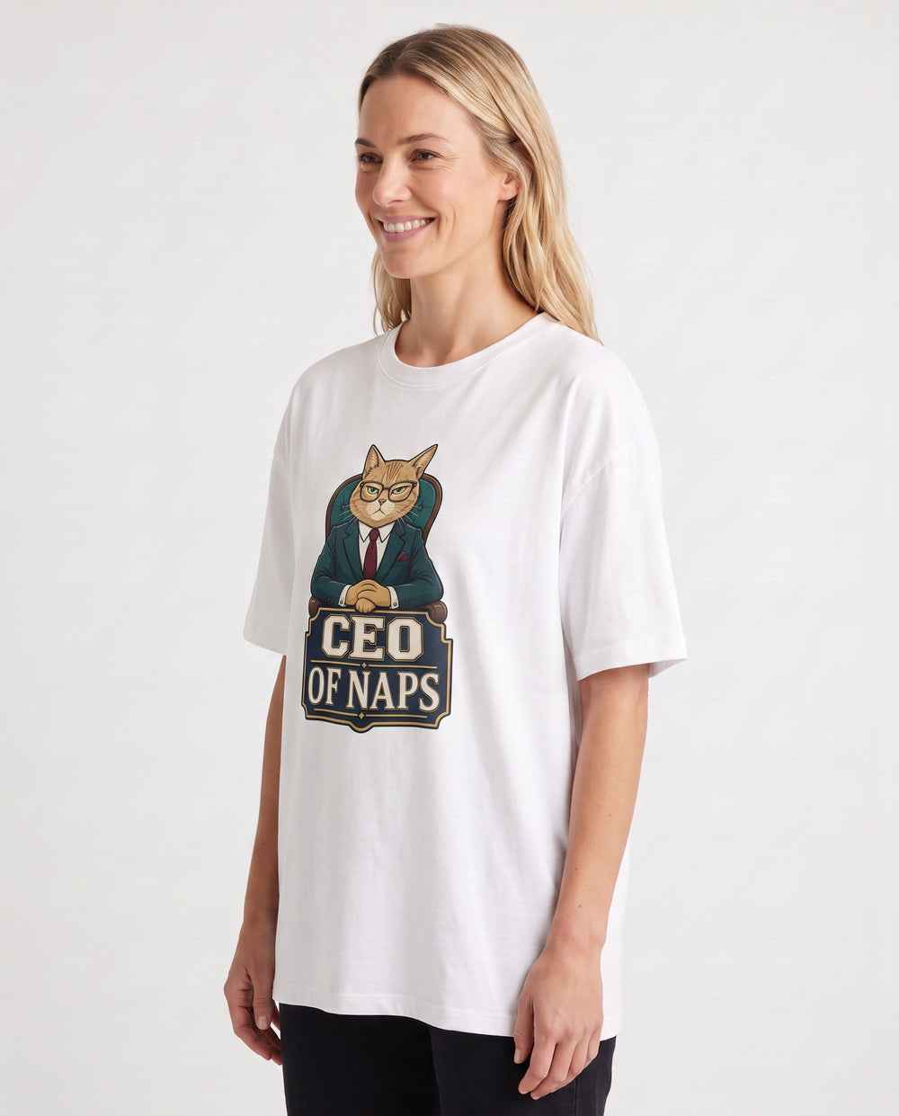 Ceo Of Naps White T-Shirt mockup 2
