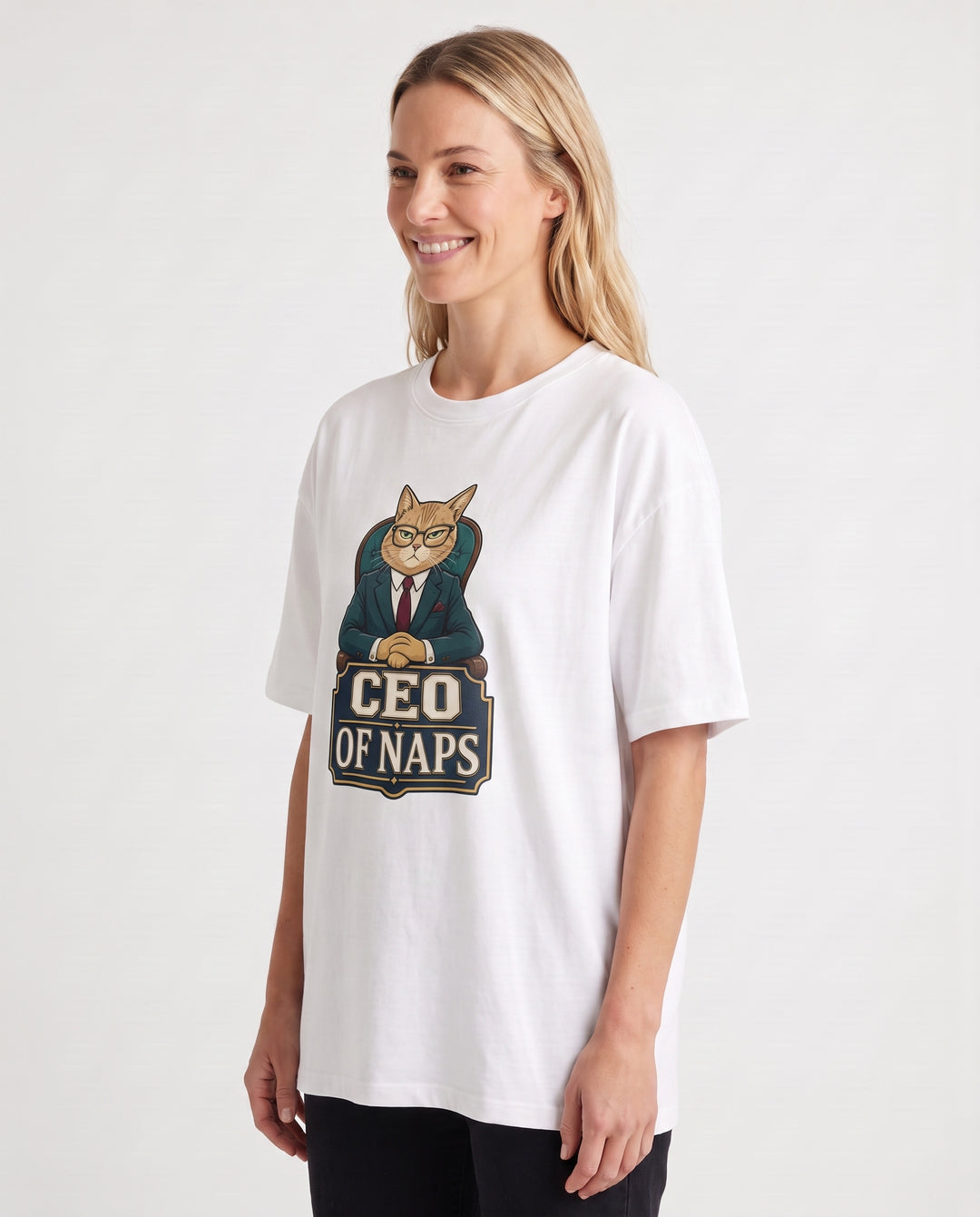 Ceo Of Naps White T-Shirt mockup 2