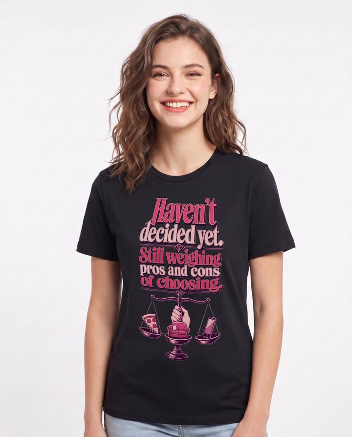 Meme Black T-Shirt for Women – Everyday Expression Graphic Tee product image 3