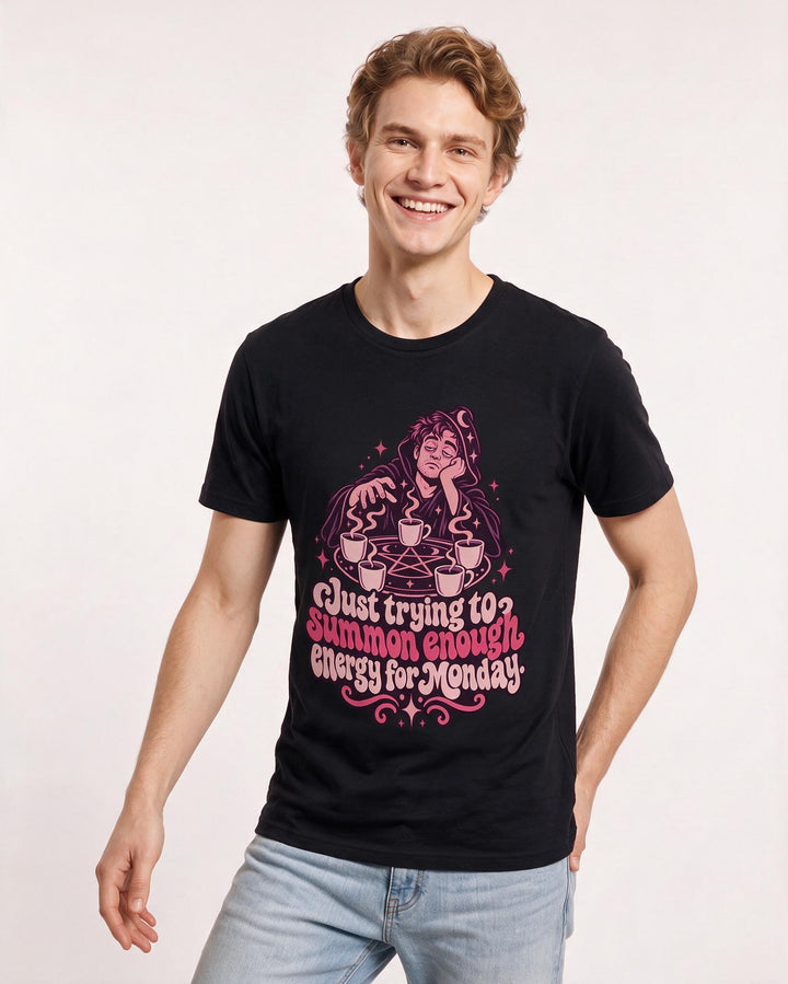 Halloween Black T-Shirt for Men – Halloween Theme Graphic Tee product image 1