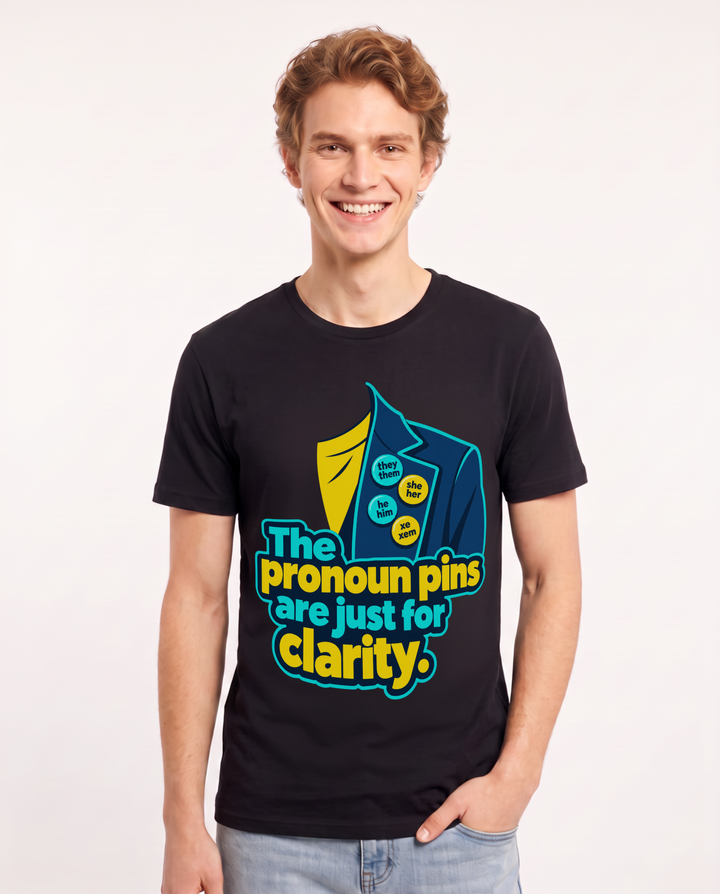 Pride Black T-Shirt for Men – Everyday Expression Graphic Tee product image 3