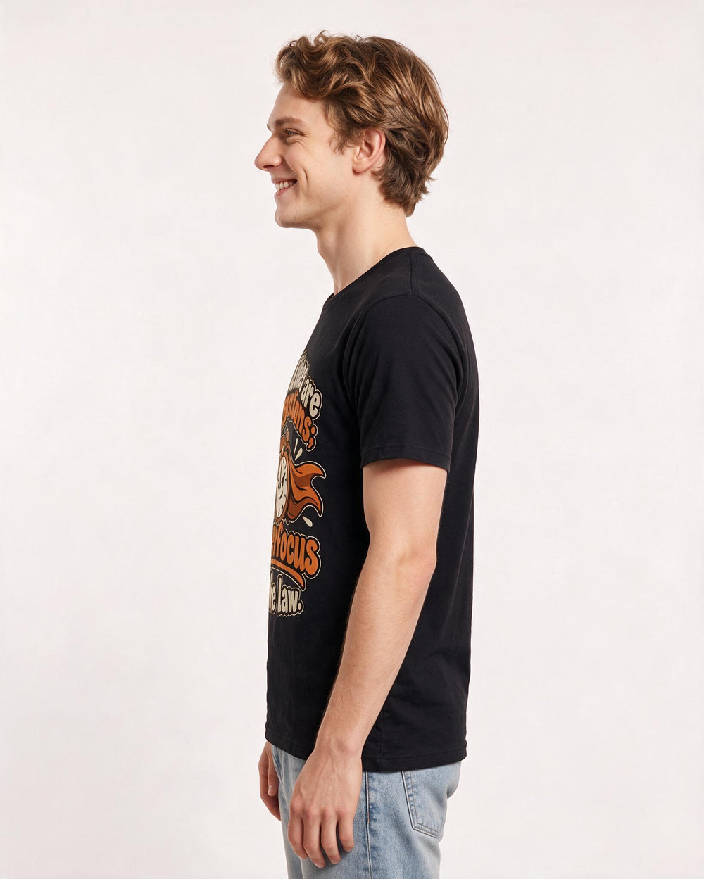 Neurodiversity Black T-Shirt for Men – Everyday Expression Graphic Tee product image 2